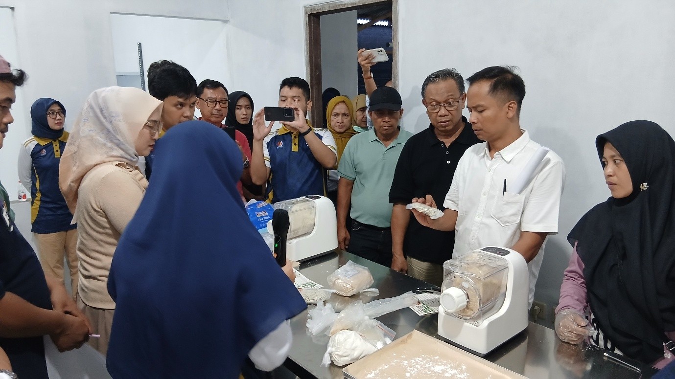 Pelatihan pembuatan mi jamur tiram