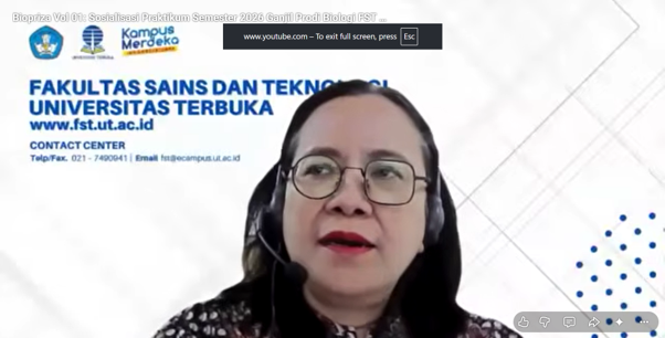 Pemaparan oleh Dr. Elizabeth Novi Kusumaningrum