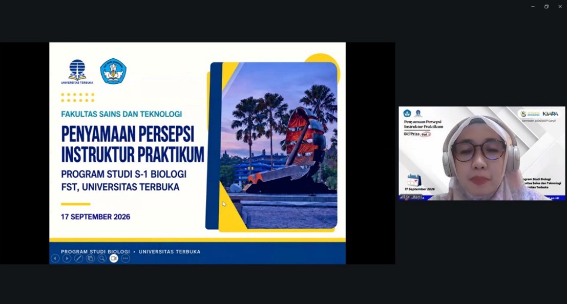 Pemaparan materi oleh Sri Utami